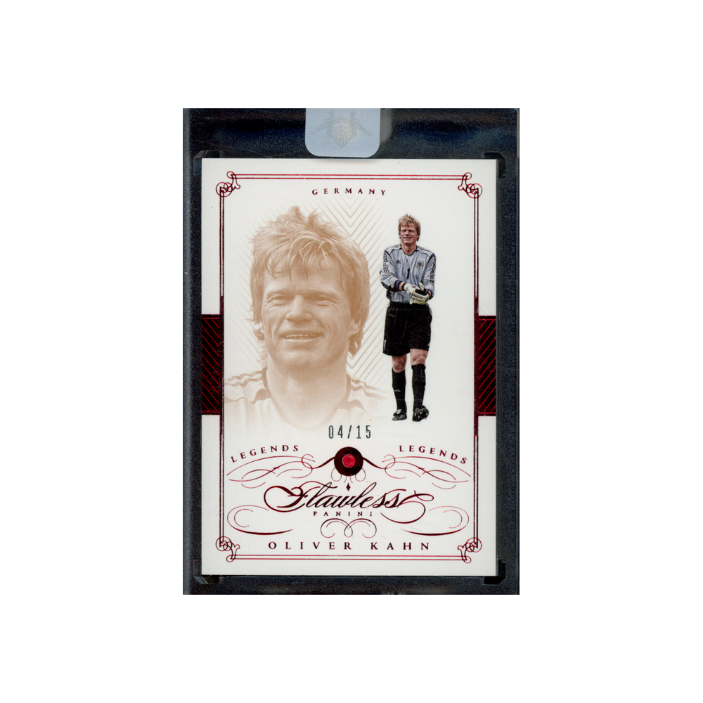 Oliver Kahn 2015-16 Panini Flawless Soccer Ruby /15