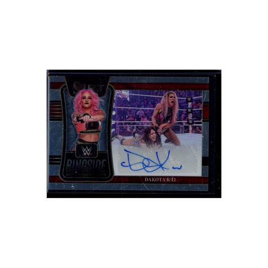 Dakota Kai 2022 Panini Select WWE Ringside Action Signatures Auto