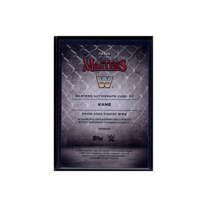 Kane 2025 FInest WWE Masters Auto