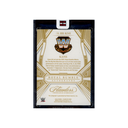 Kane 2024 Panini Flawless WWE Royal Rumble Autographs /25