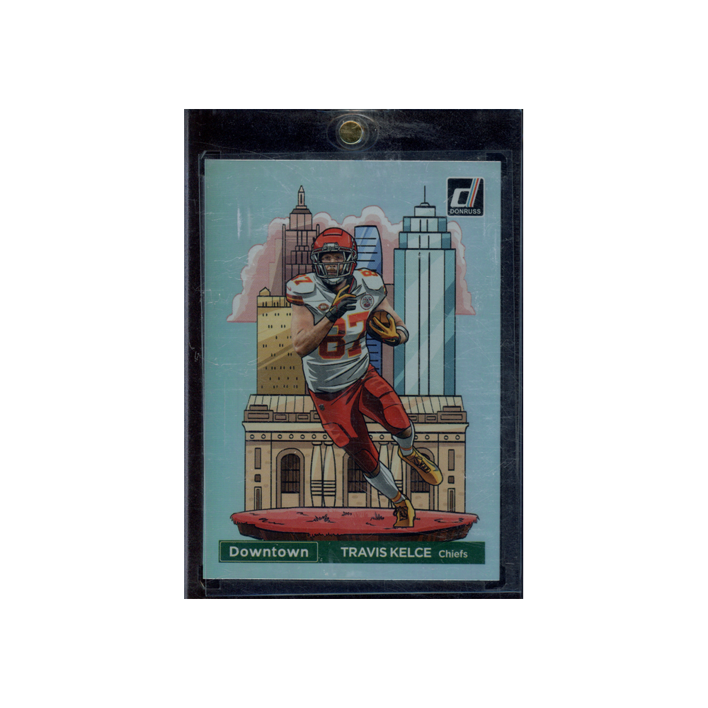 Travis Kelce 2024 Panini Donruss Football Downtown