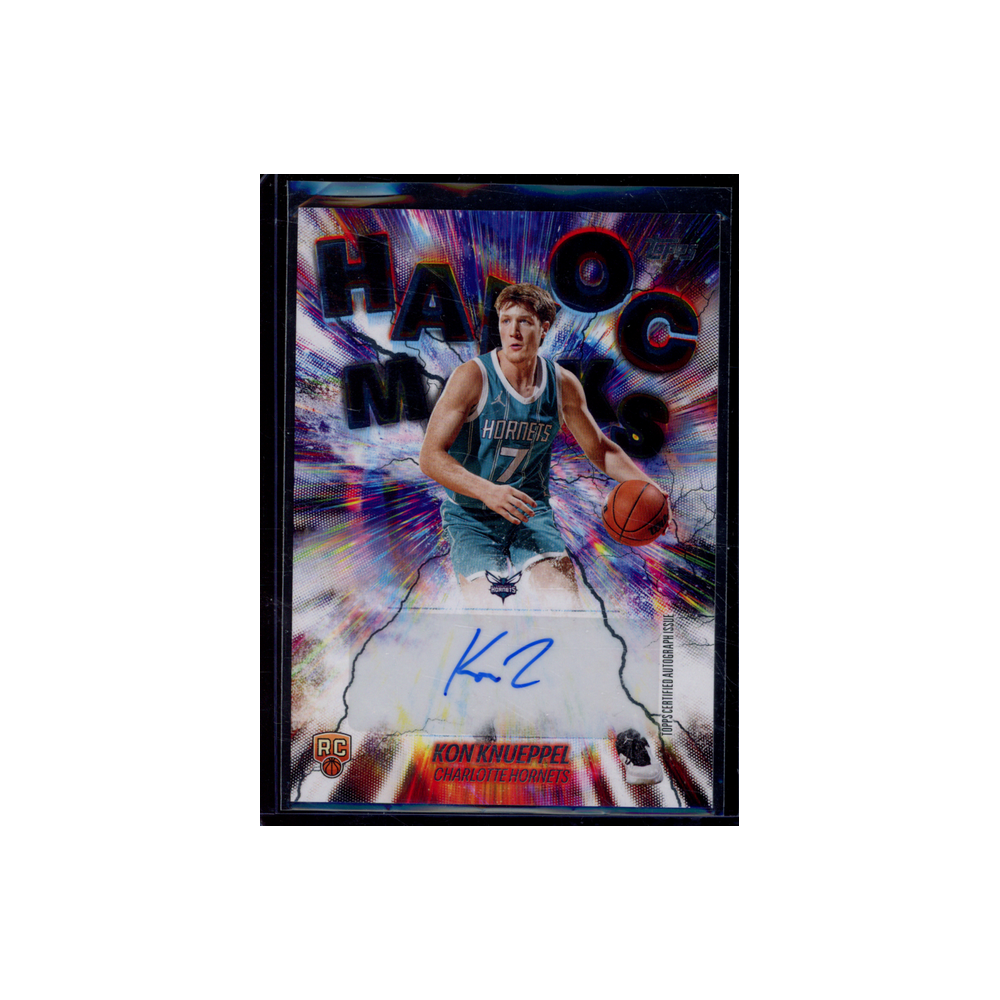 Kon Knueppel 2025 Topps Havoc Marks Rookie Auto