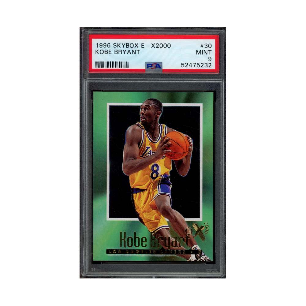 Kobe Bryant 1996 Skybox E-X 2000 Rookie PSA 9