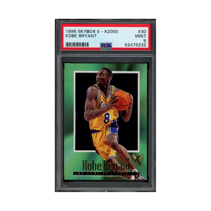 Kobe Bryant 1996 Skybox E-X 2000 Rookie PSA 9