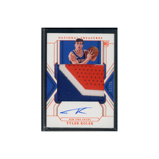 Tyler Kolek 2024-25 Panini National Treasures Basketball RPA /75
