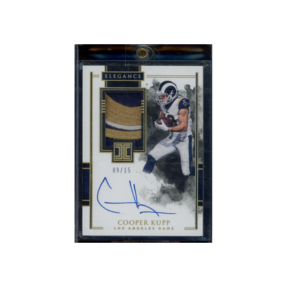 Cooper Kupp 2018 Panini Impeccable Football Elegance Veterans Patch Auto /15
