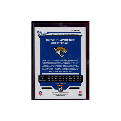 Trevor Lawrence 2021 Panini Donruss Football The Rookies