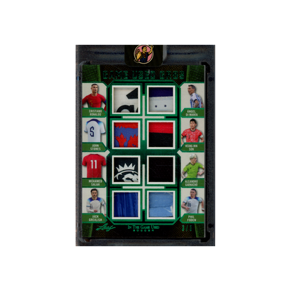 Game Used Gr8s Ronaldo Stones Salah Grealish Maria Son Garnacho Foden Leaf Patch /3