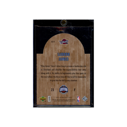 LeBron James 2007-08 Upper Deck NBA All-Stars Die-Cut