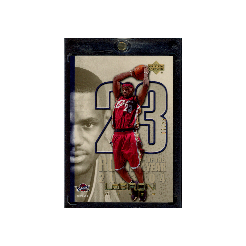 LeBron James 2005 Upper Deck Rookie of the Year /23