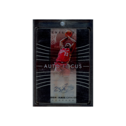 LeBron James 2005 Upper Deck Trilogy Auto Focus Auto