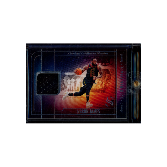 LeBron James 2024-25 Panini Silhouette Basketball 2018 NBA Finals Patch *Finals Worn*