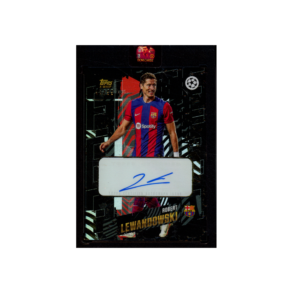 Robert Lewandowski 2023 Topps Gold Auto /99