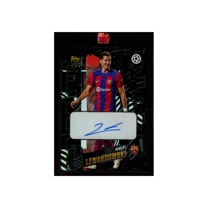 Robert Lewandowski 2023 Topps Gold Auto /99