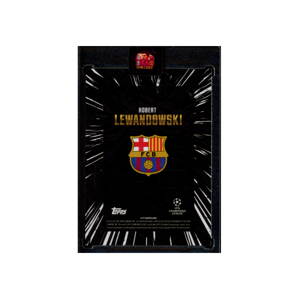 Robert Lewandowski 2023 Topps Gold Auto /99