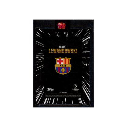 Robert Lewandowski 2023 Topps Gold Auto /99