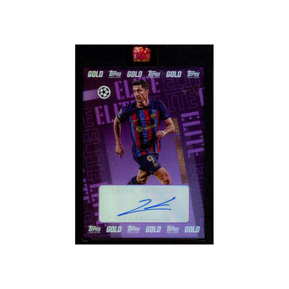 Robert Lewandowski 2023 Topps Gold Auto /25