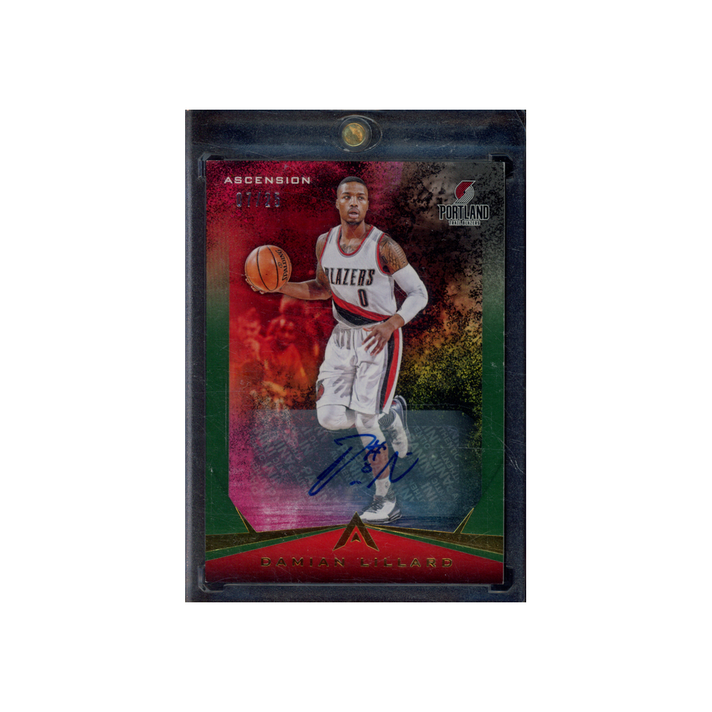 Damian Lillard 2017-18 Panini Ascension Basketball Auto /25