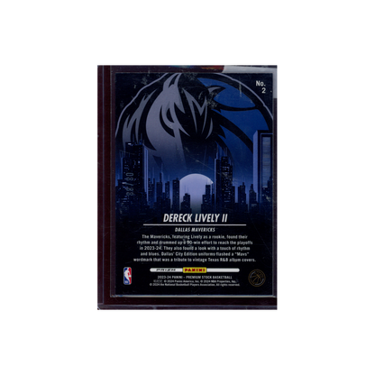 Dereck Lively II 2023-24 Panini Premium Stock Basketball Rookie Red Premium /88