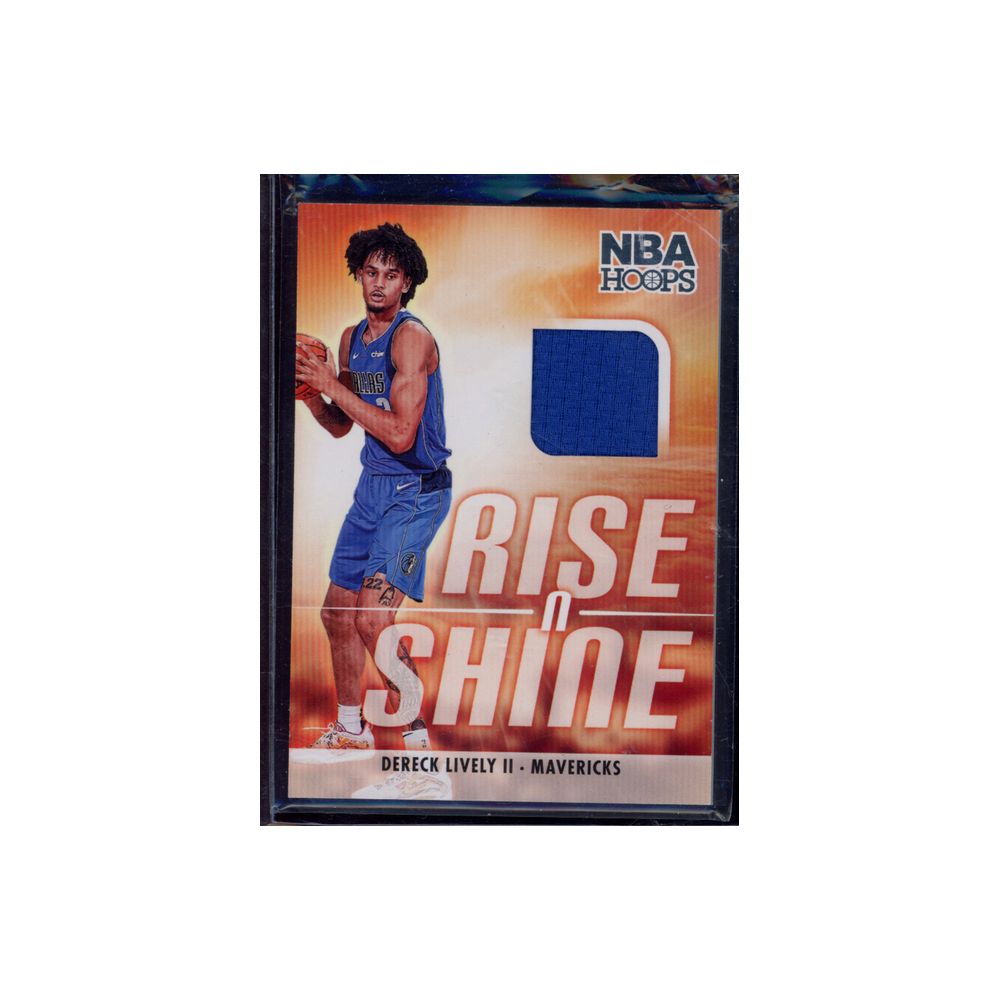Dereck Lively 2023-24 Panini Hoops Basketball Rise n Shine Rookie Relic