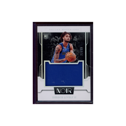 Dereck Lively II 2023-24 Panini Noir Basketball Rookie Jersey /99