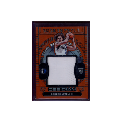 Dereck Lively II 2023-24 Panini Obsidian Basketball Rookie Jersey /99