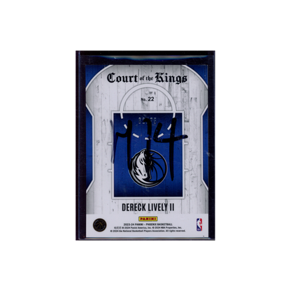 Dereck Lively 2023-24 Panini Phoenix Basketball Court of the Kings /75