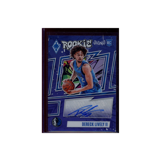 Dereck Lively II 2023-24 Panini Phoenix Basketball Rookie Signs /75