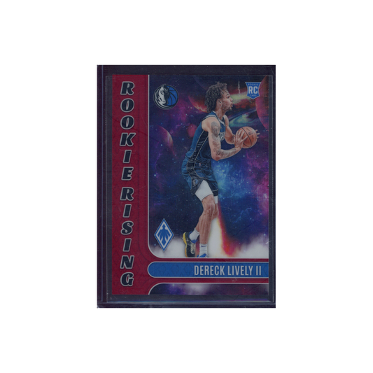 Dereck Lively II 2023-24 Panini Phoenix Basketball Rookie Rising Red /125