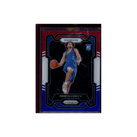 Dereck Lively II 2023-24 Panini Prizm Basketball Rookie Red/White/Blue