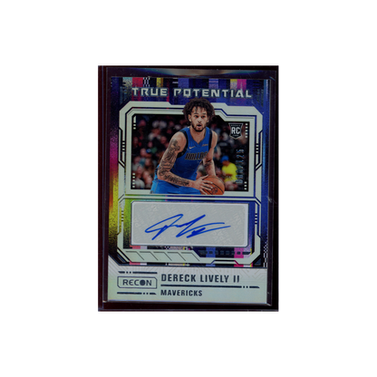 Dereck Lively II 2023-24 Panini Recon Basketball True Potential Rookie Auto /125