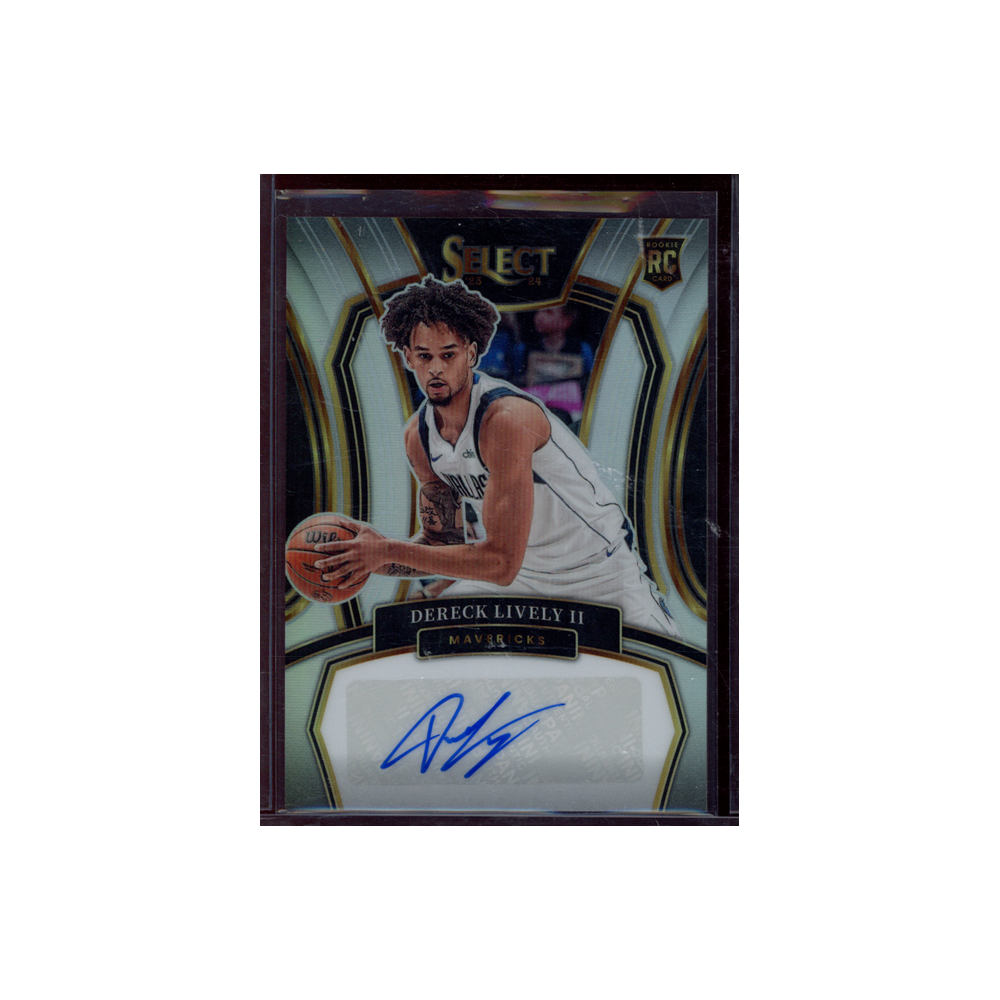 Dereck Lively II 2023-24 Panini Select Basketball Rookie Auto /125
