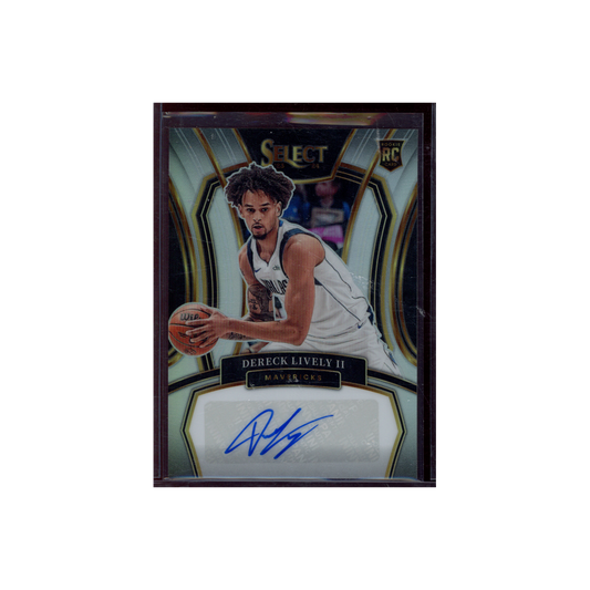 Dereck Lively II 2023-24 Panini Select Basketball Rookie Auto /125