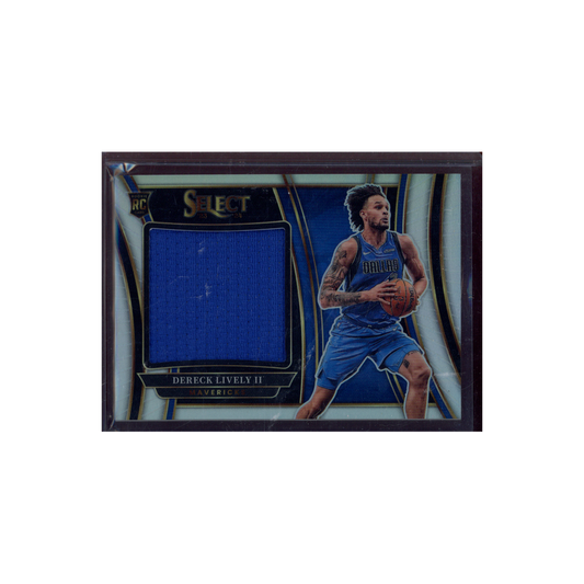 Dereck Lively II 2023-24 Panini Select Basketball Rookie Jersey Silver
