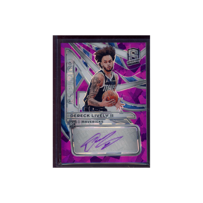 Dereck Lively II 2023-24 Panini Spectra Basketball Rookie Aspiring Auto /35