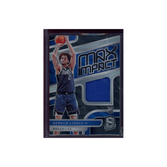 Dereck Lively II 2023-24 Panini Spectra Basketball Rookie Max Impact Jersey /149