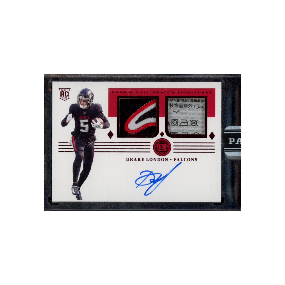 Drake London 2022 Panini Encased Football RPA Black Box 1/1
