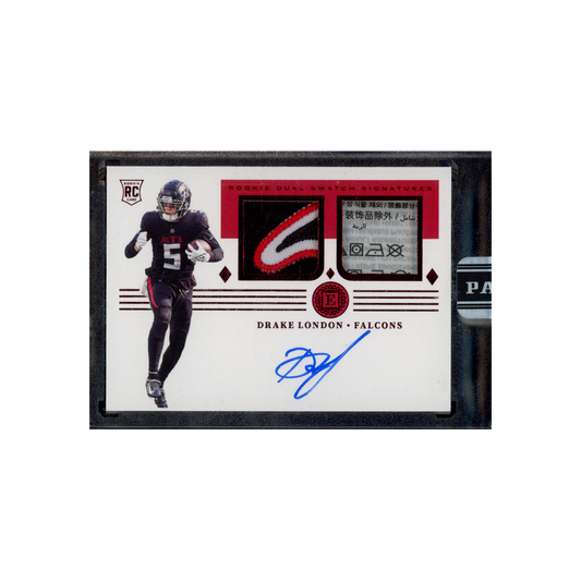 Drake London 2022 Panini Encased Football RPA Black Box 1/1