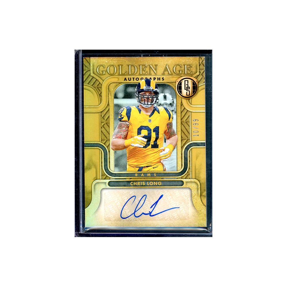 Chris Long 2022 Panini Gold Standard Football Golden Age Auto /99