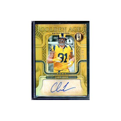 Chris Long 2022 Panini Gold Standard Football Golden Age Auto /99