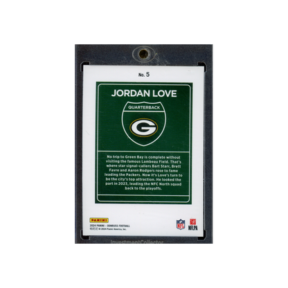 Jordan Love 2024 Panini Donruss Football Downtown