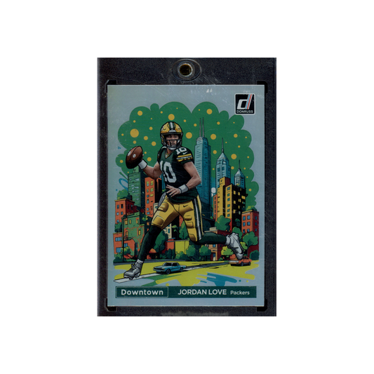 Jordan Love 2024 Panini Donruss Football Downtown