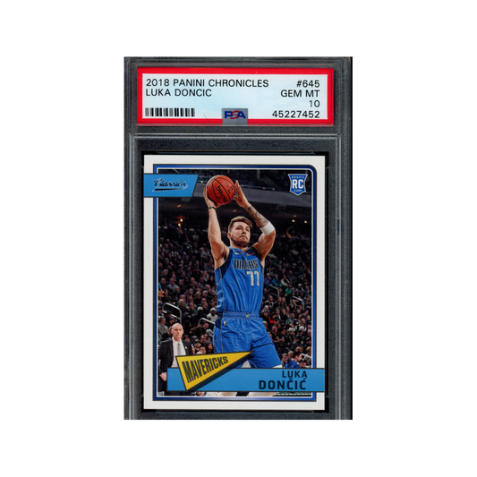 Luka Doncic 2018 Panini Chronicles Basketball Classics Rookie PSA 10