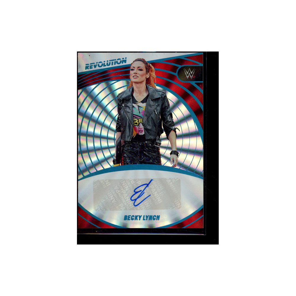 Becky Lynch 2023 Panini Revolution WWE Sunburst Auto /99