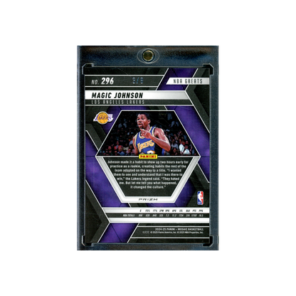 Magic Johnson 2024-25 Panini Mosaic Basketball Black Gold Choice /8