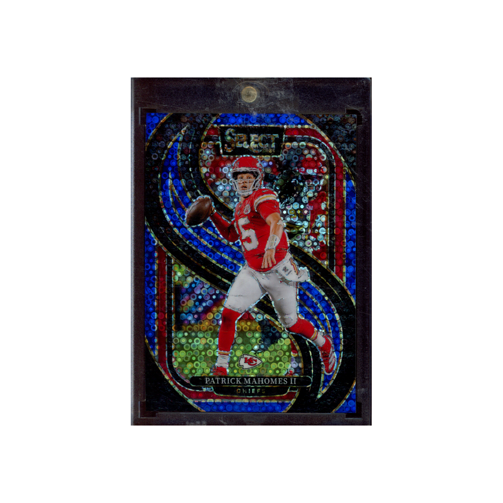 Patrick Mahomes 2024 Panini Select Football Blue Disco /25