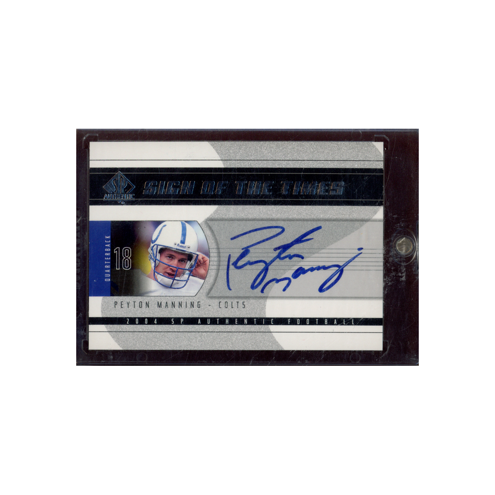 Payton Manning 2004 Upper Deck SP Authentic Sign of the Times Auto