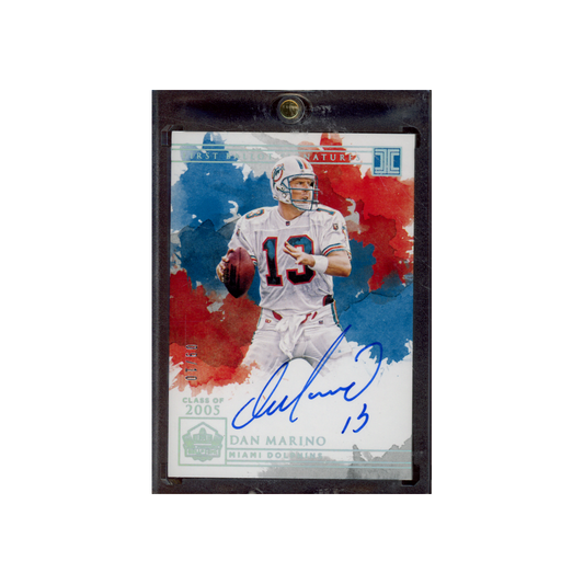 Dan Marino 2020 Panini Impeccable Football First Ballot Signatures Class of 2005 Auto /10