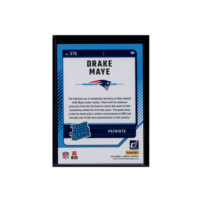 Drake Maye 2024 Panini Donruss Football Rated Rookie
