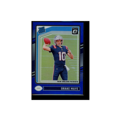 Drake Maye 2024 Panini Donruss Optic Football Rated Rookie Blue /199